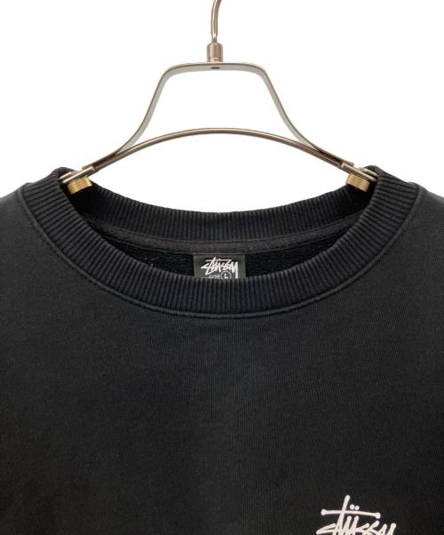 stussy（ステューシー）stussy (ステューシー) スウェット ブラック サイズ:Lの古着・服飾アイテム