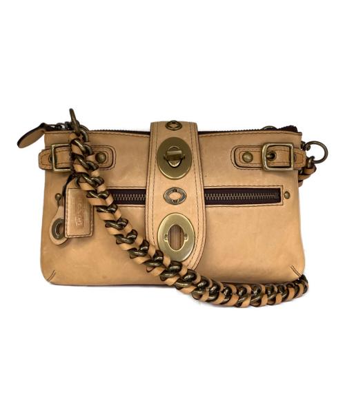 COACH（コーチ）COACH (コーチ) ショルダーバッグ ベージュの古着・服飾アイテム