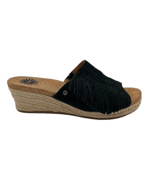 UGG（アグ）UGG (アグ) ウェッジソールサンダル ブラウン×ブラック サイズ:22cmの古着・服飾アイテム