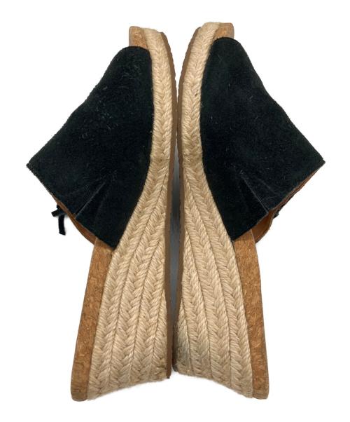 UGG（アグ）UGG (アグ) ウェッジソールサンダル ブラウン×ブラック サイズ:22cmの古着・服飾アイテム