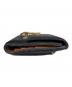 中古・古着 BOTTEGA VENETA (ボッテガベネタ) 3つ折り財布 ブラック×ゴールド：10000円