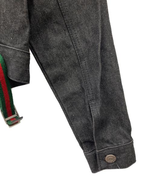 GUCCI（グッチ）GUCCI (グッチ) デニムジャケット ブラック サイズ:Lの古着・服飾アイテム