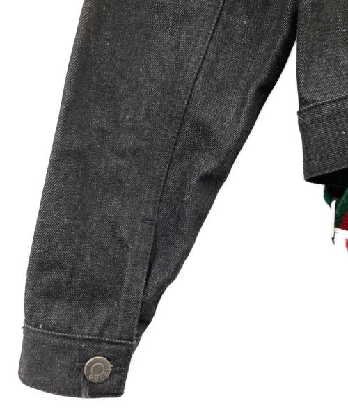 GUCCI（グッチ）GUCCI (グッチ) デニムジャケット ブラック サイズ:Lの古着・服飾アイテム