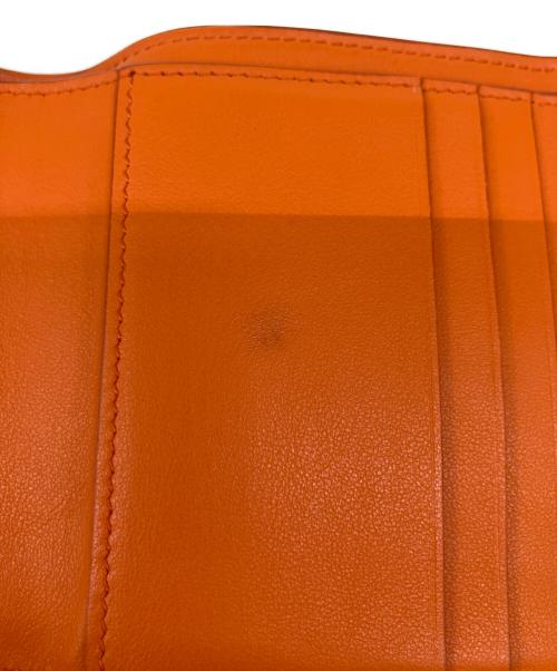 BOTTEGA VENETA（ボッテガベネタ）BOTTEGA VENETA (ボッテガベネタ) 3つ折り財布 オレンジの古着・服飾アイテム
