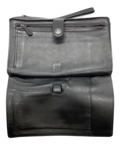 BOTTEGA VENETA（ボッテガベネタ）BOTTEGA VENETA (ボッテガベネタ) クラッチバッグ ブラックの古着・服飾アイテム