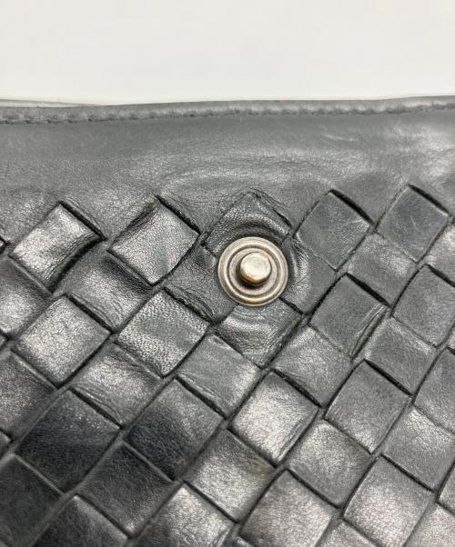 BOTTEGA VENETA（ボッテガベネタ）BOTTEGA VENETA (ボッテガベネタ) クラッチバッグ ブラックの古着・服飾アイテム