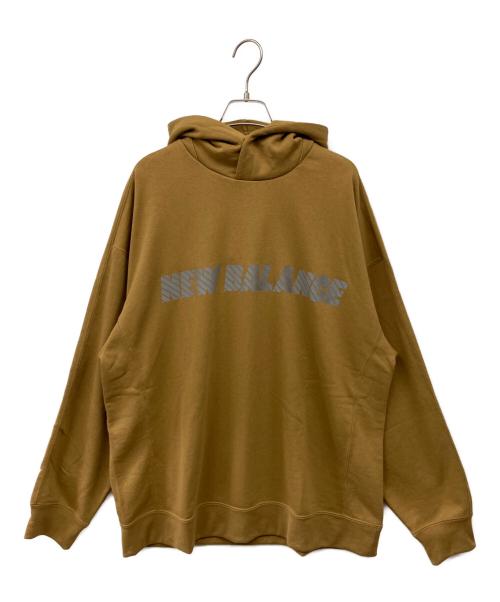NEW BALANCE（ニューバランス）NEW BALANCE (ニューバランス) プルオーバーパーカー ブラウン サイズ:Mの古着・服飾アイテム