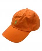 POLO RALPH LAURENポロ・ラルフローレン）の古着「キャップ」｜オレンジ