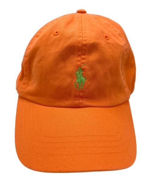 POLO RALPH LAUREN（ポロ・ラルフローレン）POLO RALPH LAUREN (ポロ・ラルフローレン) キャップ オレンジの古着・服飾アイテム