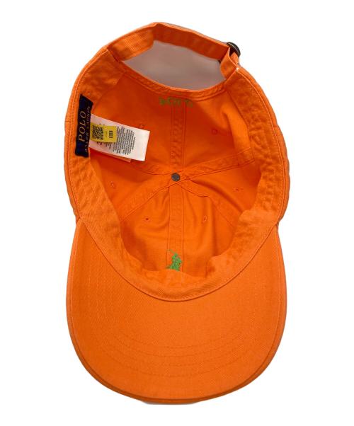 POLO RALPH LAUREN（ポロ・ラルフローレン）POLO RALPH LAUREN (ポロ・ラルフローレン) キャップ オレンジの古着・服飾アイテム