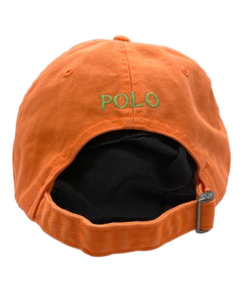 POLO RALPH LAUREN（ポロ・ラルフローレン）POLO RALPH LAUREN (ポロ・ラルフローレン) キャップ オレンジの古着・服飾アイテム