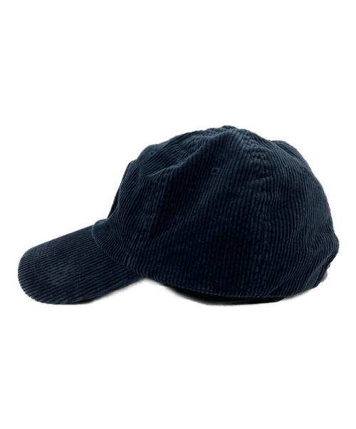 POLO RALPH LAUREN（ポロ・ラルフローレン）POLO RALPH LAUREN (ポロ・ラルフローレン) コーデュロイキャップ ネイビーの古着・服飾アイテム