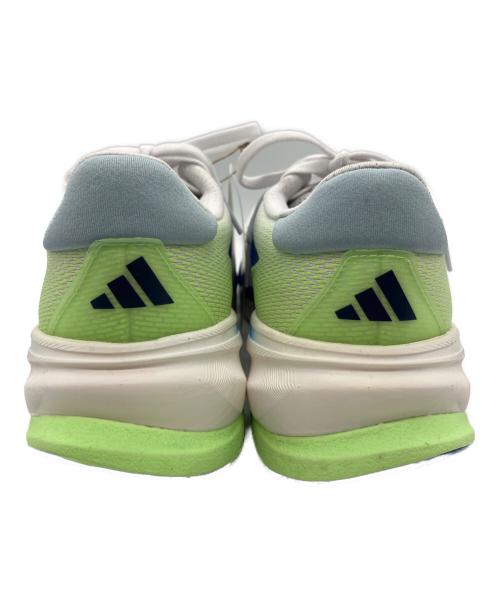 adidas（アディダス）adidas (アディダス) ランニングシューズ ホワイト×ブルー サイズ:25㎝の古着・服飾アイテム