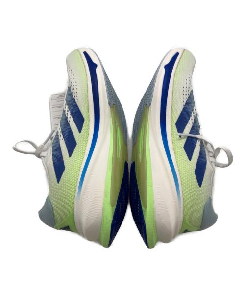 adidas（アディダス）adidas (アディダス) ランニングシューズ ホワイト×ブルー サイズ:25㎝の古着・服飾アイテム