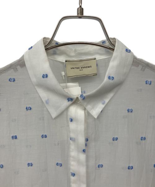 UNITED ARROWS TOKYO（ユナイテッドアローズトウキョウ）UNITED ARROWS TOKYO (ユナイテッドアローズトウキョウ) チュニックブラウス ホワイト サイズ:Fの古着・服飾アイテム