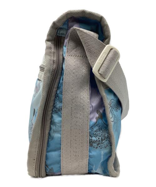 LeSportsac（レスポートサック）LeSportsac (レスポートサック) ショルダーバッグ スカイブルー×シルバーの古着・服飾アイテム