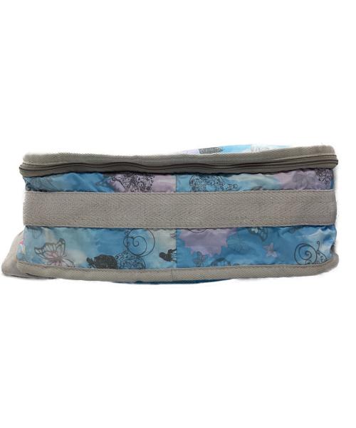 LeSportsac（レスポートサック）LeSportsac (レスポートサック) ショルダーバッグ スカイブルー×シルバーの古着・服飾アイテム