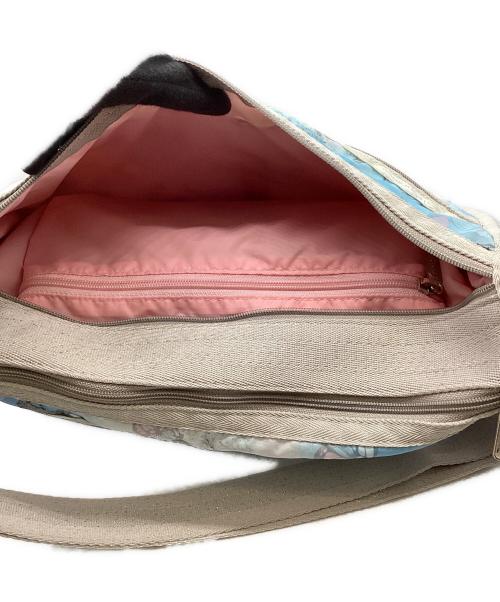 LeSportsac（レスポートサック）LeSportsac (レスポートサック) ショルダーバッグ スカイブルー×シルバーの古着・服飾アイテム