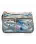LeSportsac (レスポートサック) ショルダーバッグ スカイブルー×シルバー：8000円