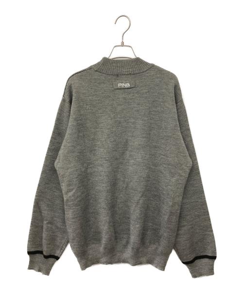 PiNG（ピン）PING (ピン) 厚手ニット グレー サイズ:LLの古着・服飾アイテム