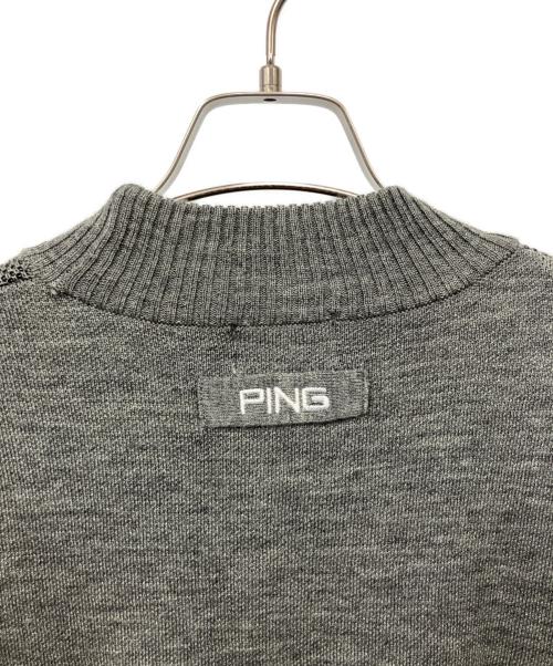 PiNG（ピン）PING (ピン) 厚手ニット グレー サイズ:LLの古着・服飾アイテム