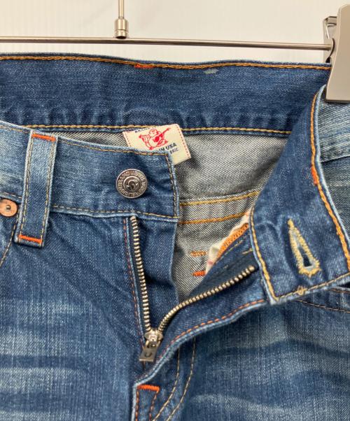 TRUE RELIGION（トゥルー レリジョン）TRUE RELIGION (トゥルー レリジョン) デニムパンツ ブルー サイズ:78.5cm(W31)の古着・服飾アイテム