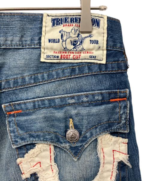 TRUE RELIGION（トゥルー レリジョン）TRUE RELIGION (トゥルー レリジョン) デニムパンツ ブルー サイズ:78.5cm(W31)の古着・服飾アイテム