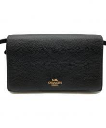 COACH（コーチ）の古着「ショルダーウォレット」｜ブラック