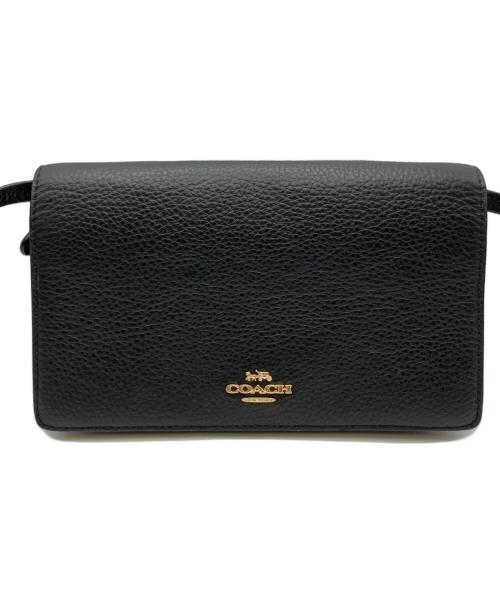 COACH（コーチ）COACH (コーチ) ショルダーウォレット ブラックの古着・服飾アイテム