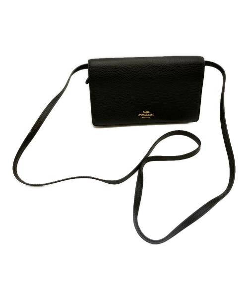 COACH（コーチ）COACH (コーチ) ショルダーウォレット ブラックの古着・服飾アイテム