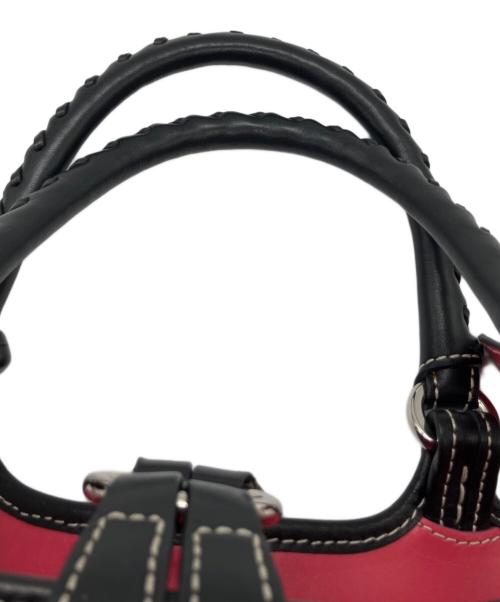 COACH（コーチ）COACH (コーチ) カゴバッグ ベージュ×ピンクの古着・服飾アイテム