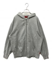 SUPREME（シュプリーム）の古着「Globe Zip Up Hooded Sweatshirt」｜グレー