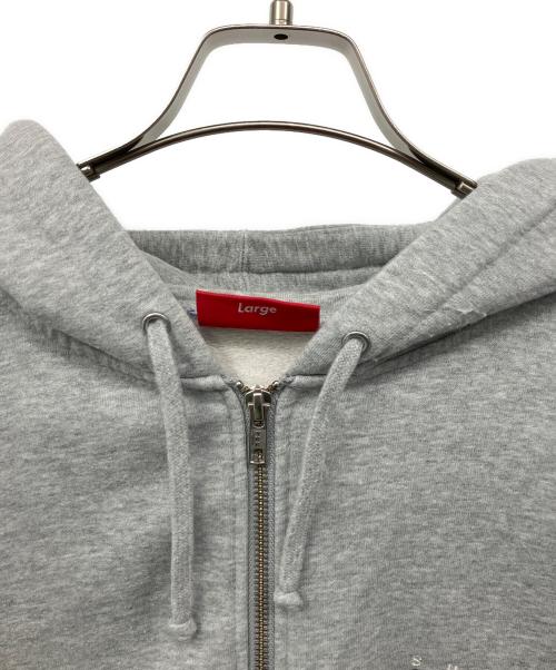 SUPREME（シュプリーム）Supreme (シュプリーム) Globe Zip Up Hooded Sweatshirt グレー サイズ:Lの古着・服飾アイテム