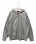 Supreme（シュプリーム）の古着「Globe Zip Up Hooded Sweatshirt」｜グレー