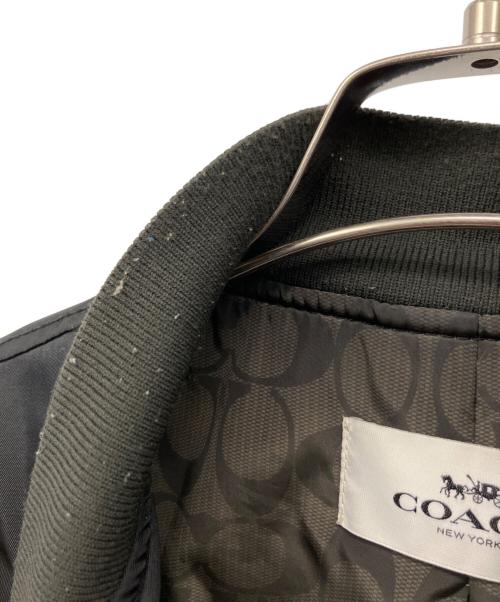 COACH（コーチ）COACH (コーチ) MA-1ジャケット ブラック サイズ:Mの古着・服飾アイテム