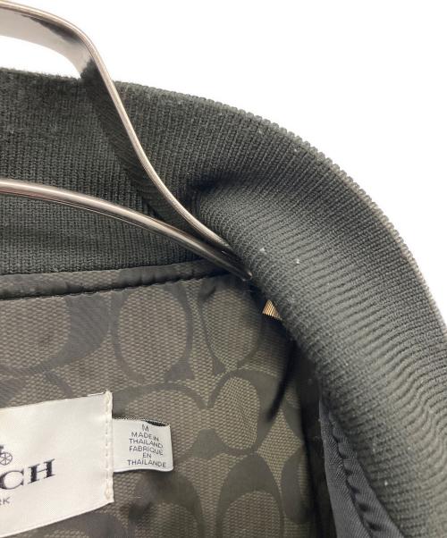 COACH（コーチ）COACH (コーチ) MA-1ジャケット ブラック サイズ:Mの古着・服飾アイテム
