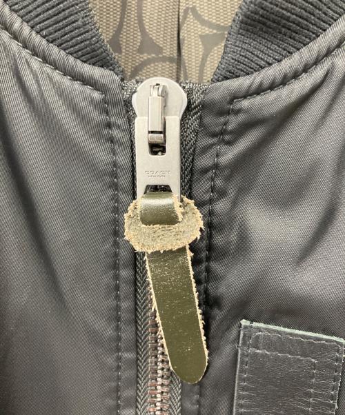 COACH（コーチ）COACH (コーチ) MA-1ジャケット ブラック サイズ:Mの古着・服飾アイテム