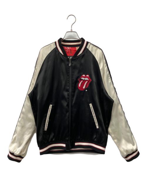 THE ROLLING STONES（ザ ローリングストーンズ）THE ROLLING STONES (ザ ローリングストーンズ) スカジャン ブラック サイズ:5の古着・服飾アイテム