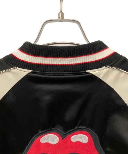 THE ROLLING STONES（ザ ローリングストーンズ）THE ROLLING STONES (ザ ローリングストーンズ) スカジャン ブラック サイズ:5の古着・服飾アイテム