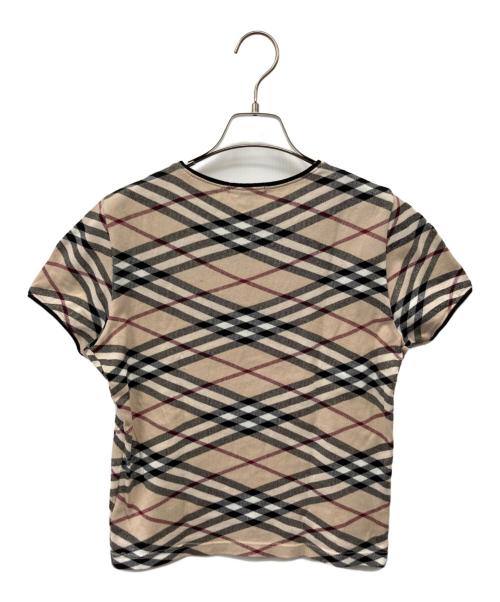 BURBERRY LONDON（バーバリーロンドン）BURBERRY LONDON (バーバリーロンドン) 半袖カットソー ベージュ サイズ:2の古着・服飾アイテム