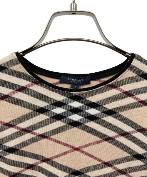 BURBERRY LONDON（バーバリーロンドン）BURBERRY LONDON (バーバリーロンドン) 半袖カットソー ベージュ サイズ:2の古着・服飾アイテム