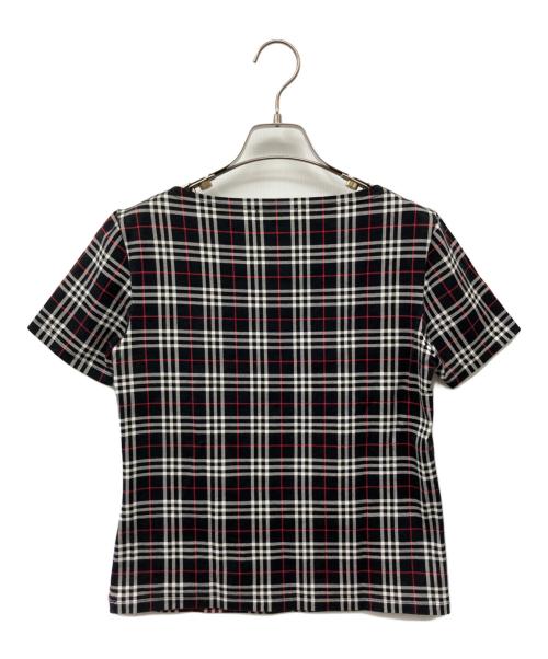 BURBERRY LONDON（バーバリーロンドン）BURBERRY LONDON (バーバリーロンドン) 半袖カットソー ブラック サイズ:40の古着・服飾アイテム