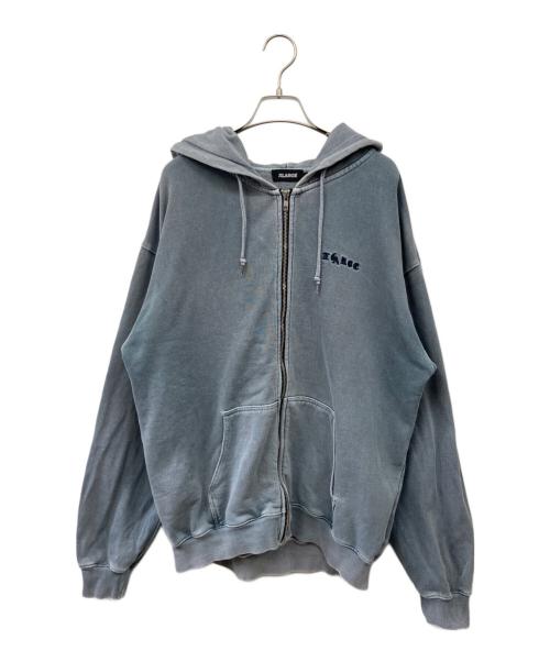 X-LARGE（エクストララージ）X-LARGE (エクストララージ) ジップパーカー スカイブルー サイズ:Mの古着・服飾アイテム