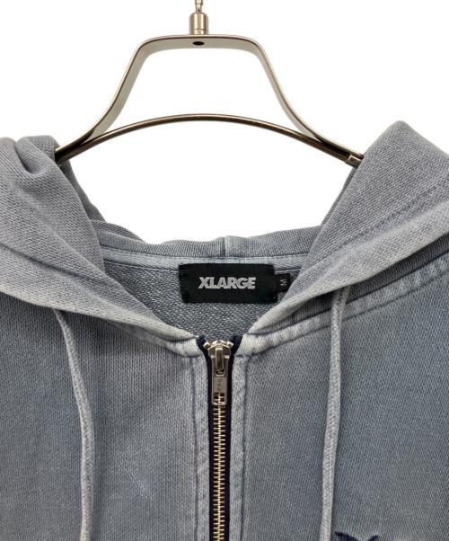 X-LARGE（エクストララージ）X-LARGE (エクストララージ) ジップパーカー スカイブルー サイズ:Mの古着・服飾アイテム