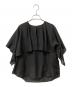 Loungedress（ラウンジドレス）の古着「半袖ブラウス」｜ブラック