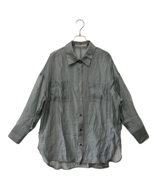 SHENERY（シーナリー）SHENERY (シーナリー) 長袖シャツ ダークグリーン サイズ:Fの古着・服飾アイテム