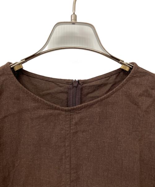 Spick and Span（スピック＆スパン）Spick and Span (スピック＆スパン) 半袖カットソー ブラウン サイズ:Fの古着・服飾アイテム