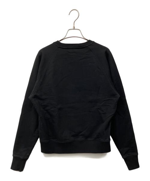 maison kitsune（メゾンキツネ）MAISON KITSUNE (メゾンキツネ) スウェット ブラック サイズ:Sの古着・服飾アイテム
