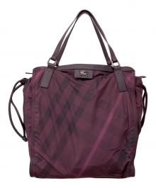 BURBERRY（バーバリー）の古着「トートバッグ」｜パープル