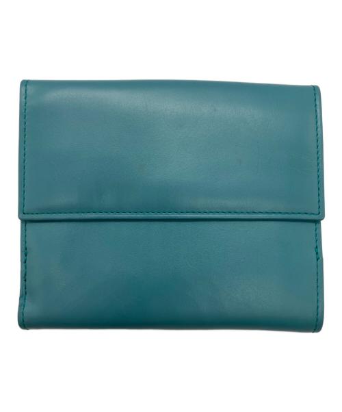 Salvatore Ferragamo（サルヴァトーレ フェラガモ）Salvatore Ferragamo (サルヴァトーレ フェラガモ) 2つ折り財布 スカイブルーの古着・服飾アイテム